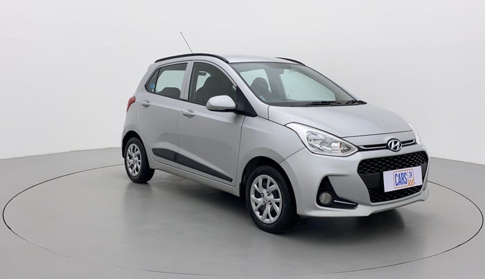 2018 Hyundai Grand i10 SPORTZ 1.2 KAPPA VTVT, Petrol, Manual, 17,511 km, Right Front Diagonal