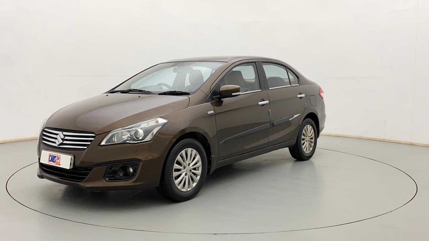 2017 Maruti Ciaz ZETA DIESEL 1.3, Diesel, Manual, 1,01,069 km, Left Front Diagonal