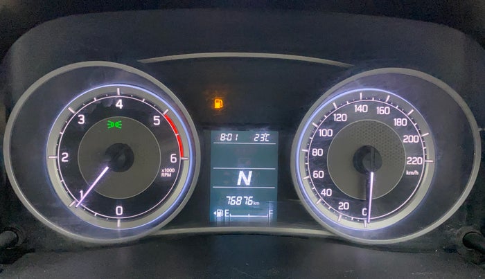 2018 Maruti Dzire ZDI AMT, Diesel, Automatic, 76,803 km, Odometer Image