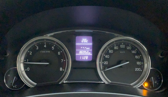 2014 Maruti Ciaz ZXI, Petrol, Manual, 86,736 km, Odometer Image