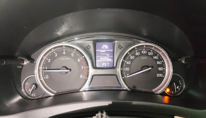 2016 Maruti Ciaz ZXI, Petrol, Manual, 34,030 km, Odometer Image