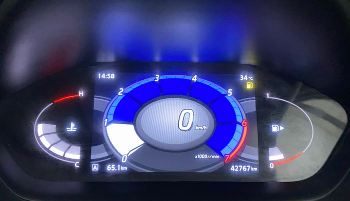 2021 Nissan MAGNITE XV PREMIUM DUAL TONE, Petrol, Manual, 43,055 km, Odometer Image