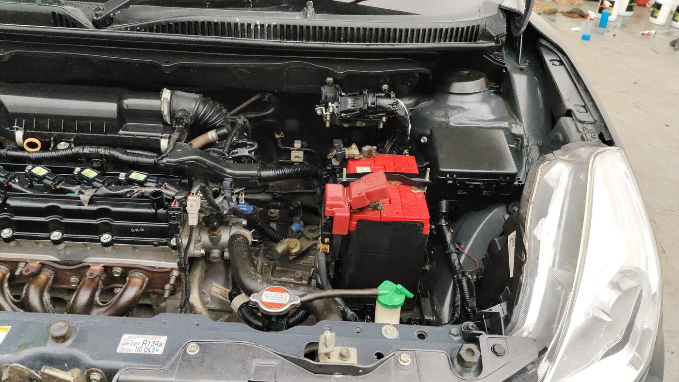 2018 Maruti Baleno DELTA PETROL 1.2, Petrol, Manual, 56,342 km, Engine View - Left