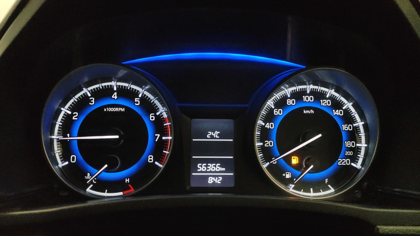 2018 Maruti Baleno DELTA PETROL 1.2, Petrol, Manual, 56,342 km, Odometer Image