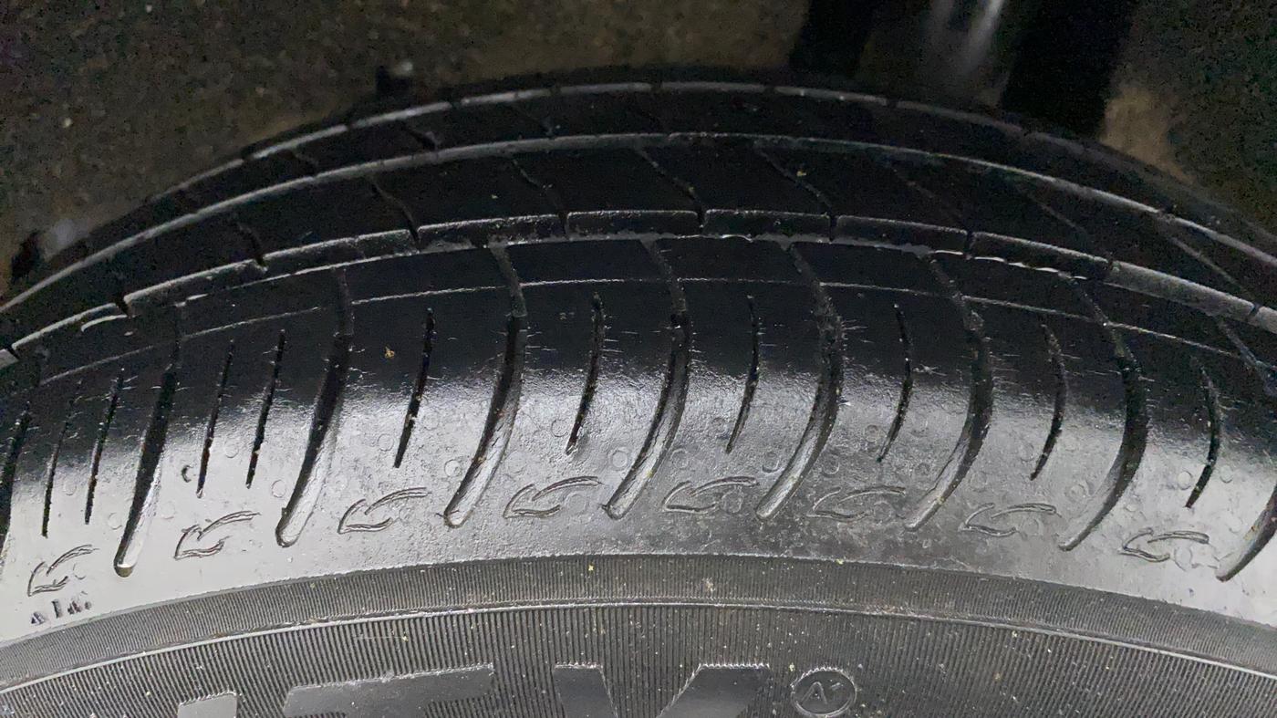 2019 Maruti Baleno DELTA PETROL 1.2, Petrol, Manual, 36,844 km, Left Rear Tyre Tread