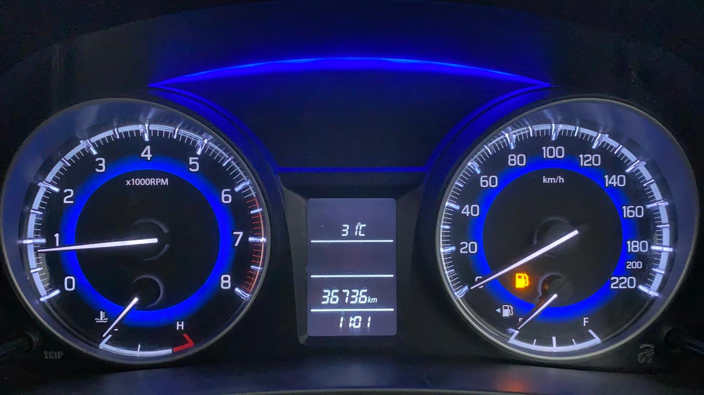 2019 Maruti Baleno DELTA PETROL 1.2, Petrol, Manual, 36,844 km, Odometer Image