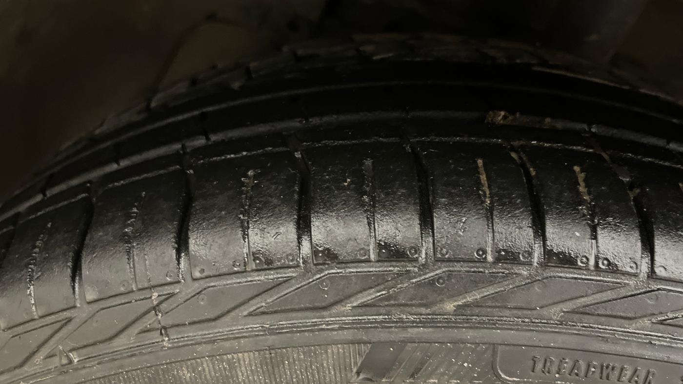 2022 Tata NEXON XZ PLUS PETROL, Petrol, Manual, 59,270 km, Left Front Tyre Tread