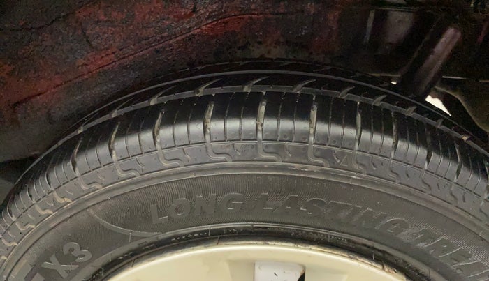 2013 Maruti Wagon R 1.0 LXI, Petrol, Manual, 37,152 km, Left Rear Tyre Tread