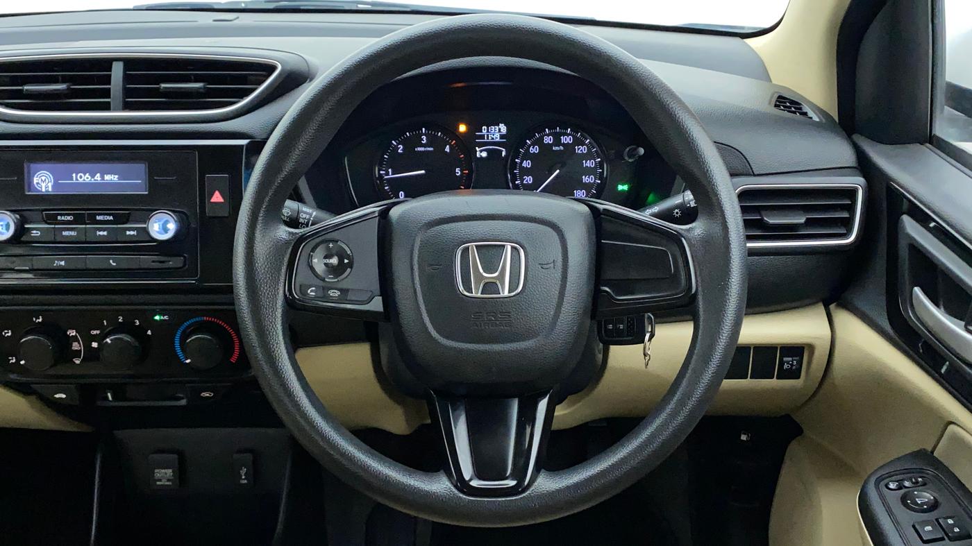 2020 Honda Amaze 1.5L I-DTEC S, Diesel, Manual, 13,378 km, Steering Wheel Close Up