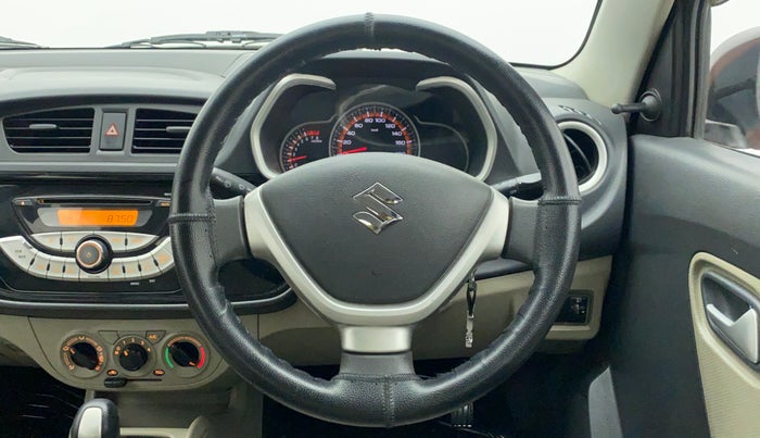 2015 Maruti Alto K10 VXI AMT P, Petrol, Automatic, 27,824 km, Steering Wheel Close Up