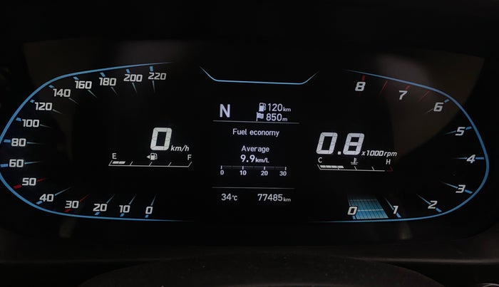 2021 Hyundai NEW I20 N LINE N8 1.0 TURBO GDI IMT, Petrol, Manual, 77,451 km, Odometer Image