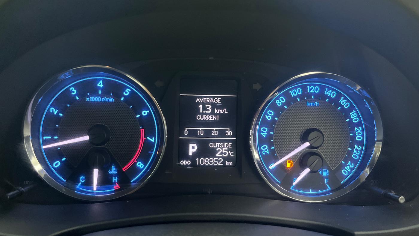 2014 Toyota Corolla Altis VL CVT PETROL, Petrol, Automatic, 1,08,352 km, Odometer Image