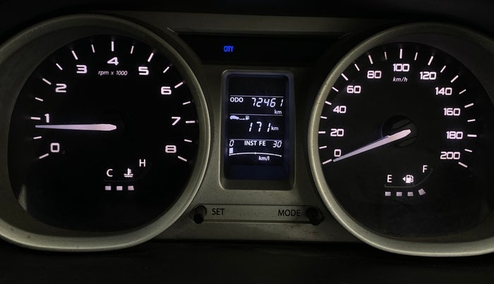 2017 Tata TIGOR XZ (O) PETROL, Petrol, Manual, 72,438 km, Odometer Image