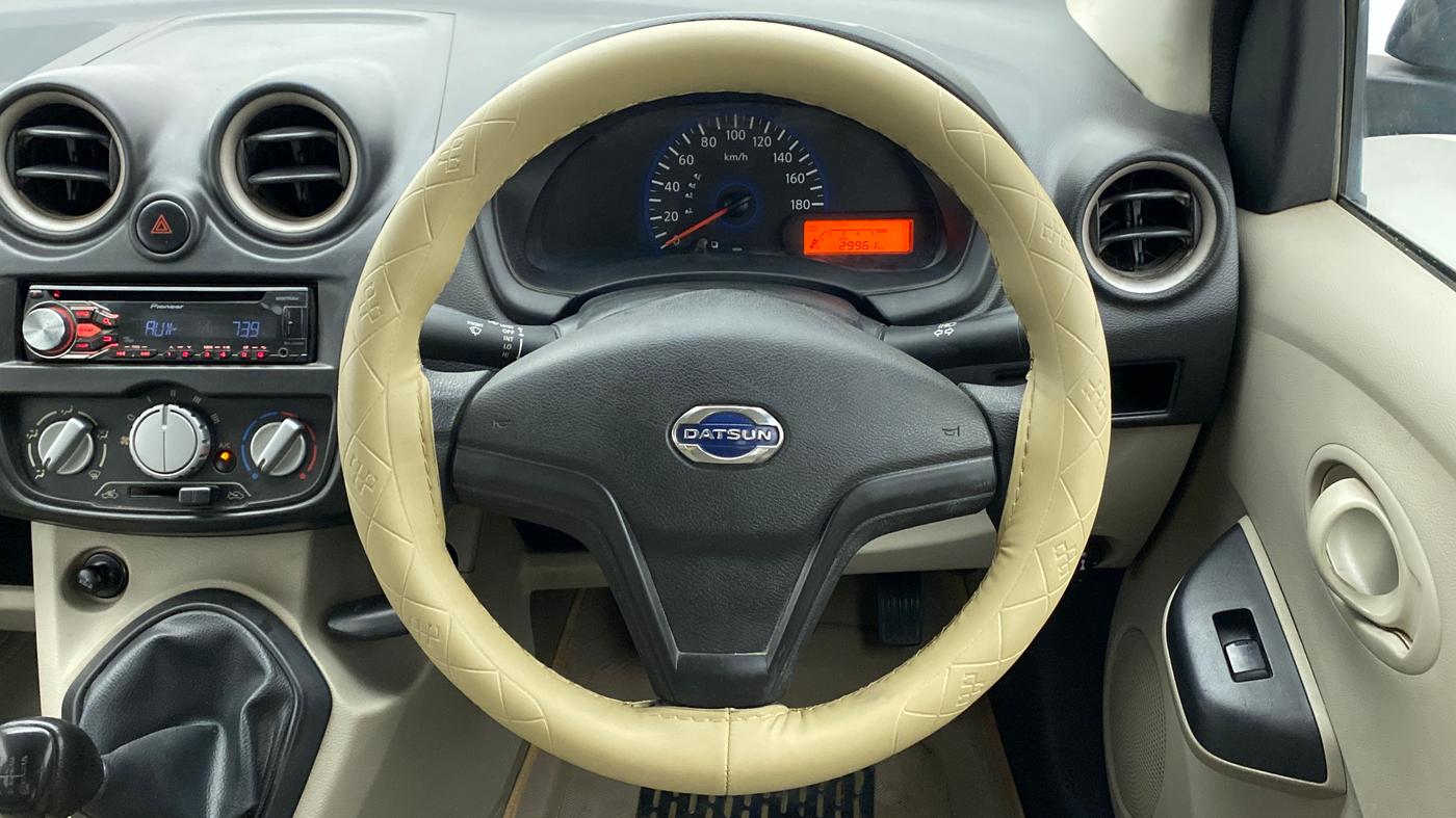 2016 Datsun Go T, Petrol, Manual, 29,961 km, Steering Wheel Close Up