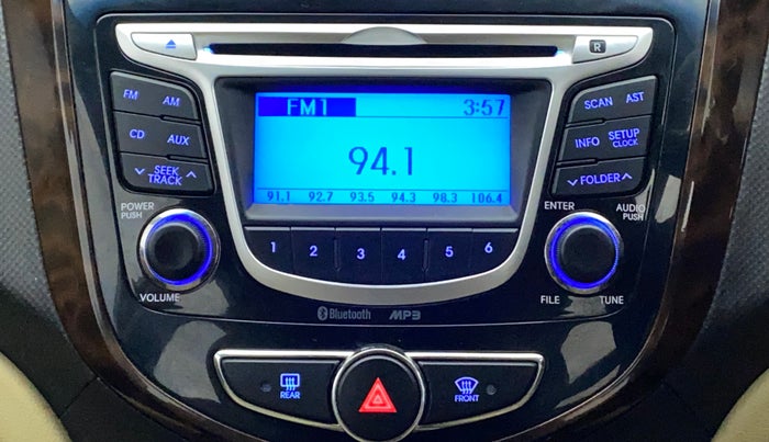 2014 Hyundai Verna FLUIDIC 1.6 VTVT SX OPT, Petrol, Manual, 24,690 km, Infotainment System