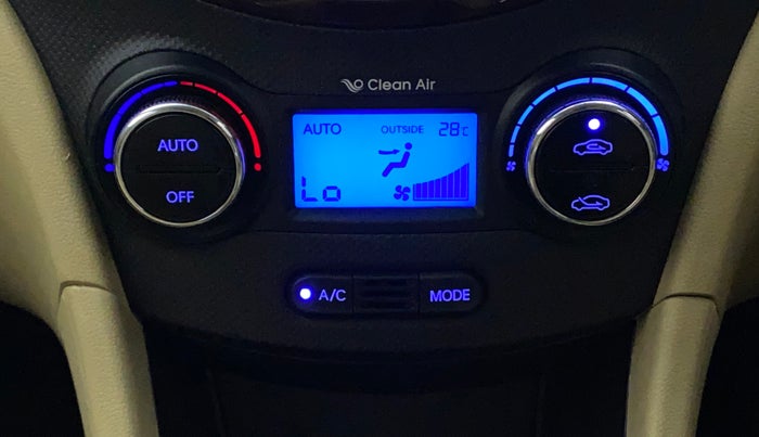 2014 Hyundai Verna FLUIDIC 1.6 VTVT SX OPT, Petrol, Manual, 24,690 km, Automatic Climate Control