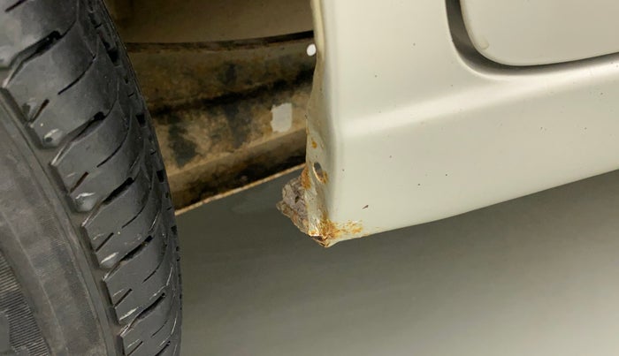 2017 Maruti Wagon R 1.0 LXI CNG, CNG, Manual, 45,186 km, Right running board - Slightly rusted