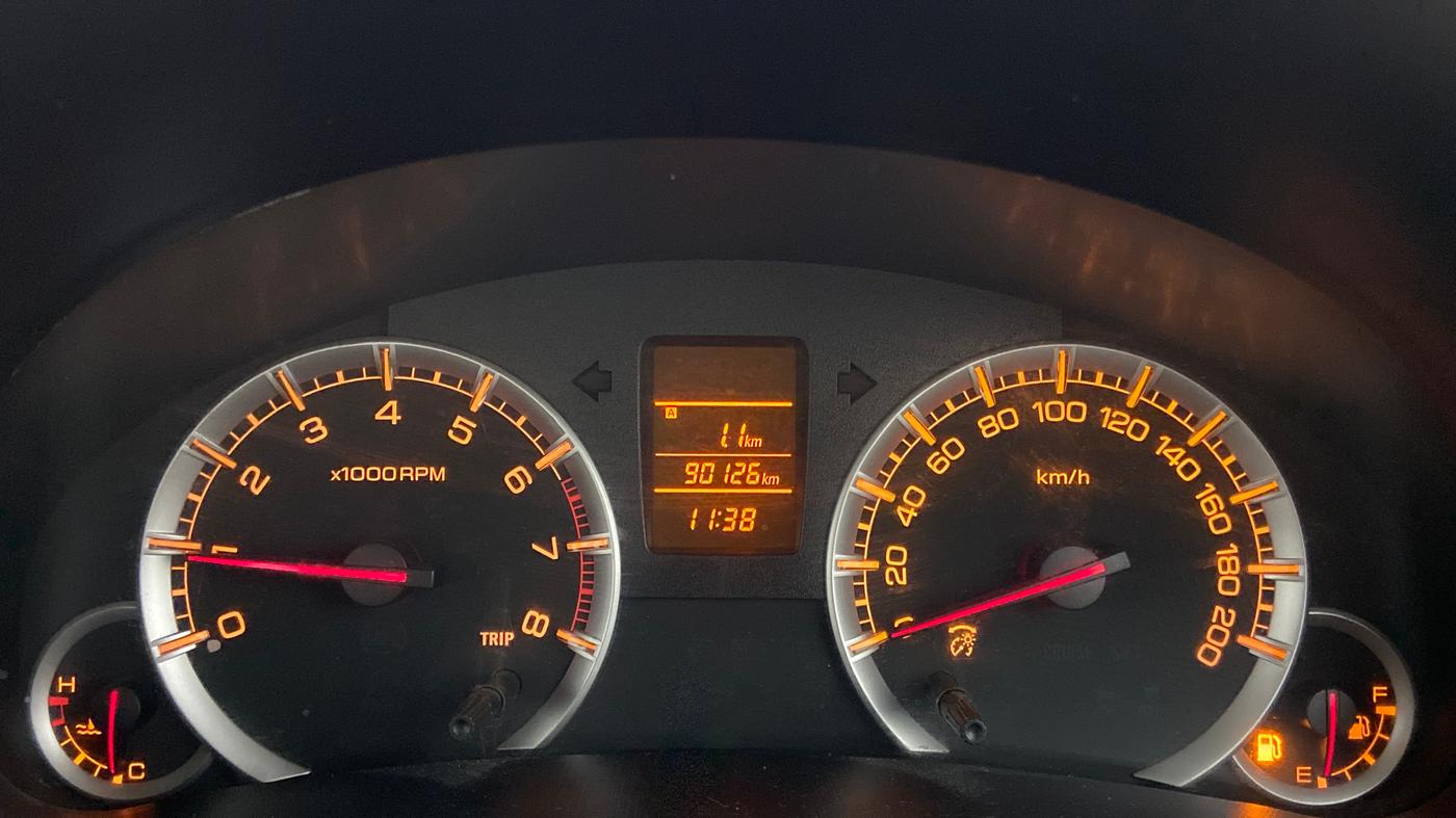 2014 Maruti Swift Dzire VXI, Petrol, Manual, 90,178 km, Odometer Image