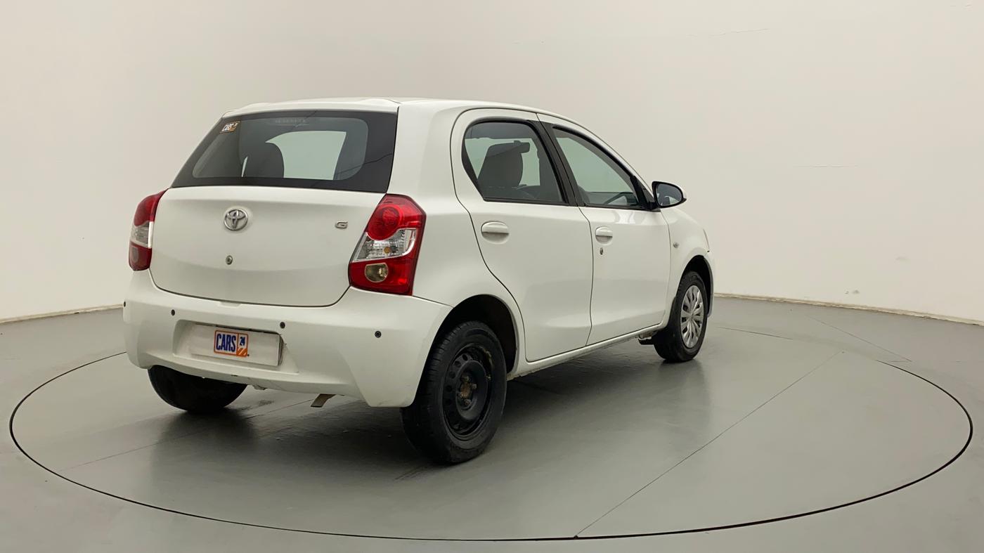 2013 Toyota Etios Liva G, Petrol, Manual, 65,822 km, Right Back Diagonal