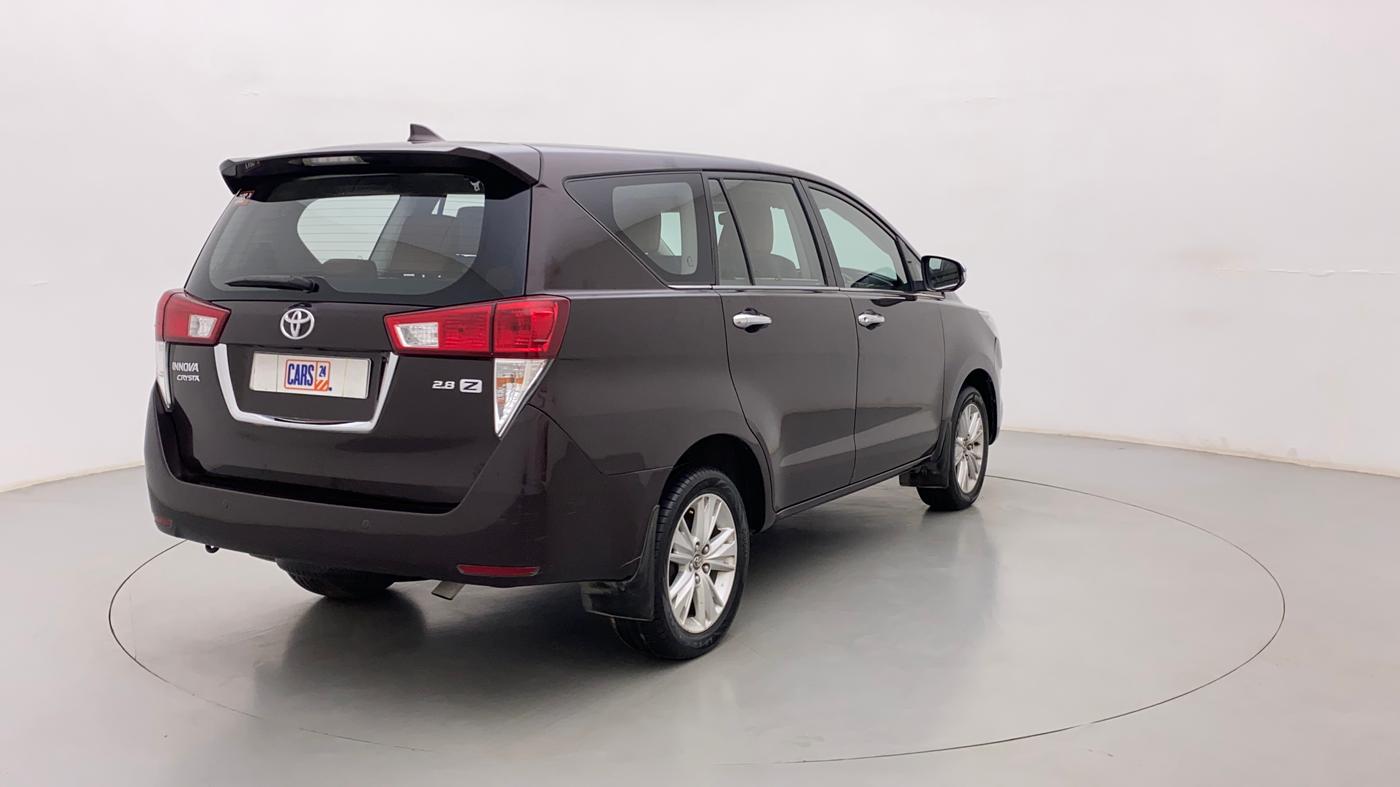 2016 Toyota Innova Crysta 2.8 ZX AT 7 STR, Diesel, Automatic, 61,660 km, Right Back Diagonal