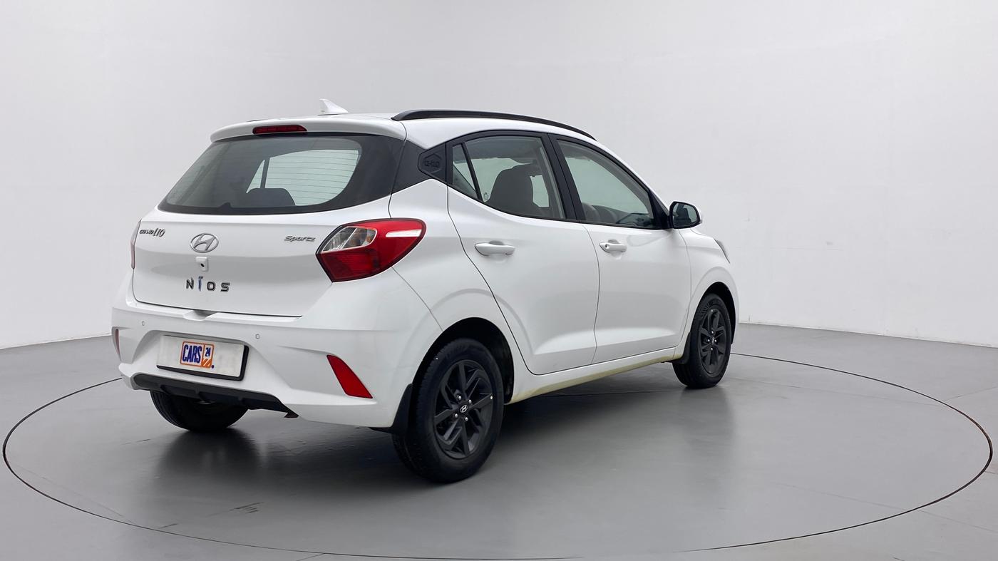2020 Hyundai GRAND I10 NIOS SPORTZ PETROL, Petrol, Manual, 31,748 km, Right Back Diagonal