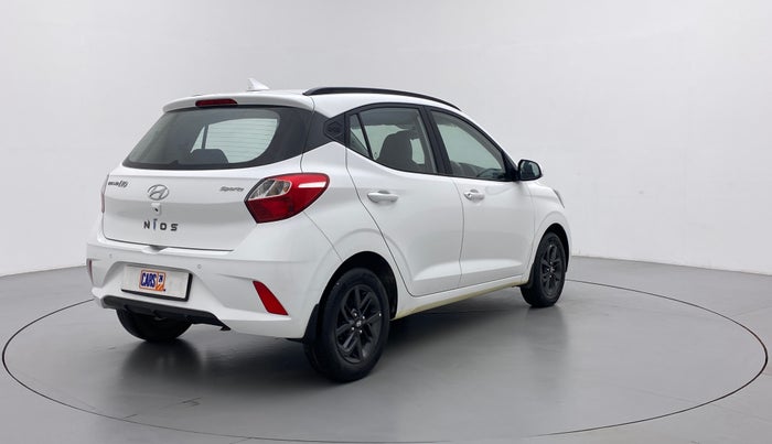 2020 Hyundai GRAND I10 NIOS SPORTZ PETROL, Petrol, Manual, 31,748 km, Right Back Diagonal