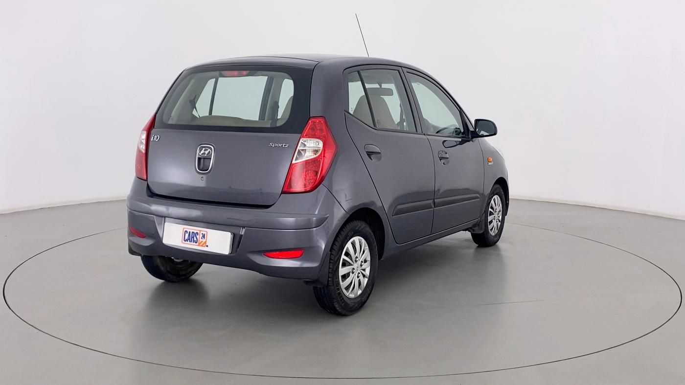 2014 Hyundai i10 SPORTZ 1.1 IRDE2, Petrol, Manual, 64,705 km, Right Back Diagonal