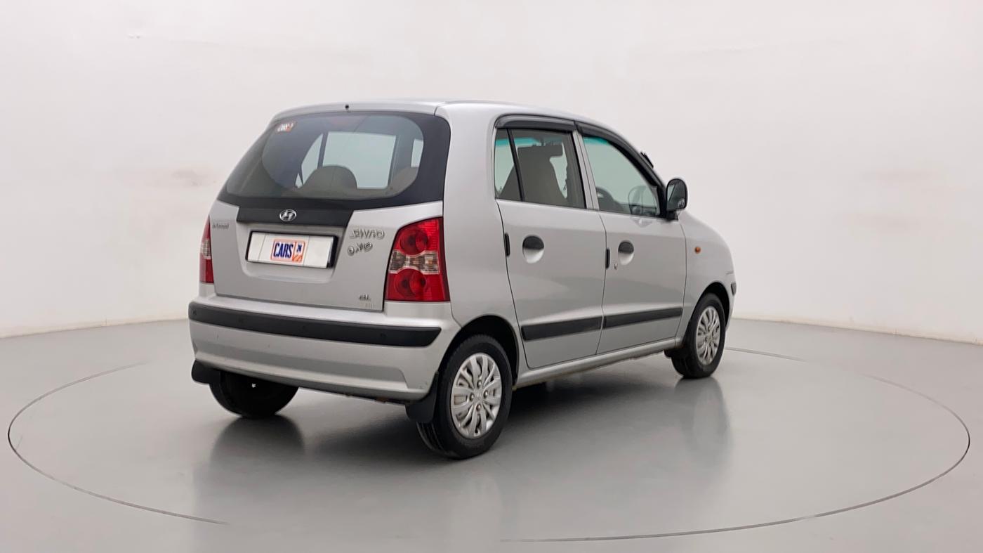2011 Hyundai Santro Xing GL PLUS, Petrol, Manual, 43,324 km, Right Back Diagonal
