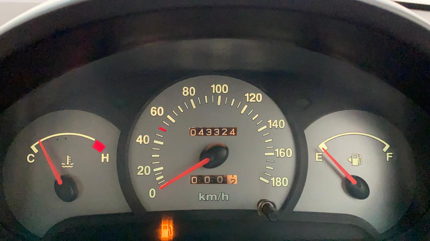 2011 Hyundai Santro Xing GL PLUS, Petrol, Manual, 43,324 km, Odometer Image