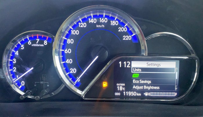 2021 Toyota YARIS G MT, Petrol, Manual, 13,568 km, Odometer Image