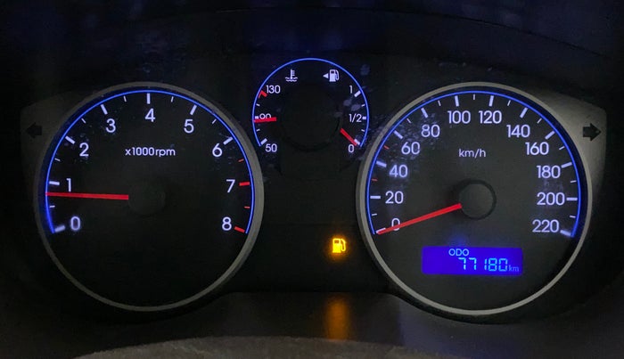 2011 Hyundai i20 ASTA 1.2, Petrol, Manual, 77,685 km, Odometer Image
