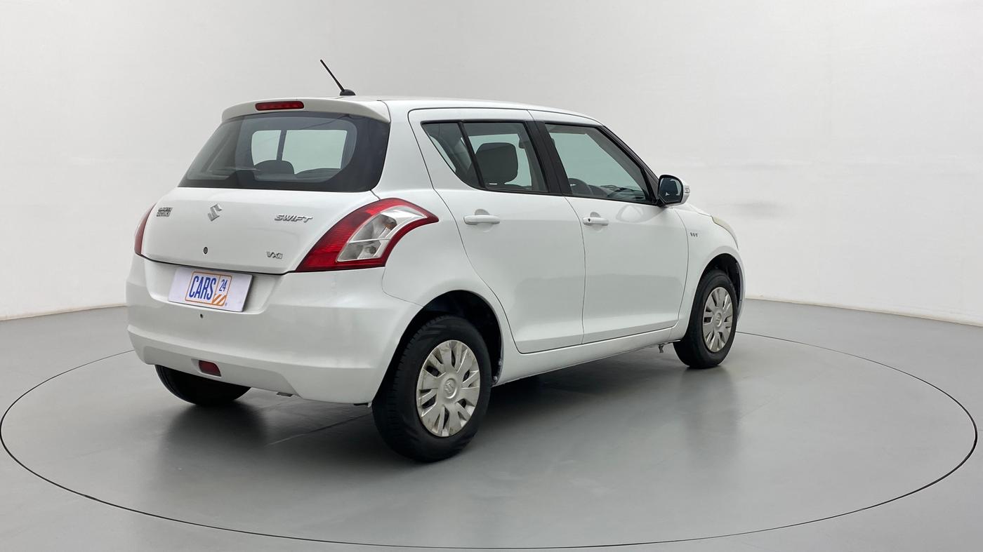 2013 Maruti Swift VXI D, Petrol, Manual, 56,313 km, Right Back Diagonal