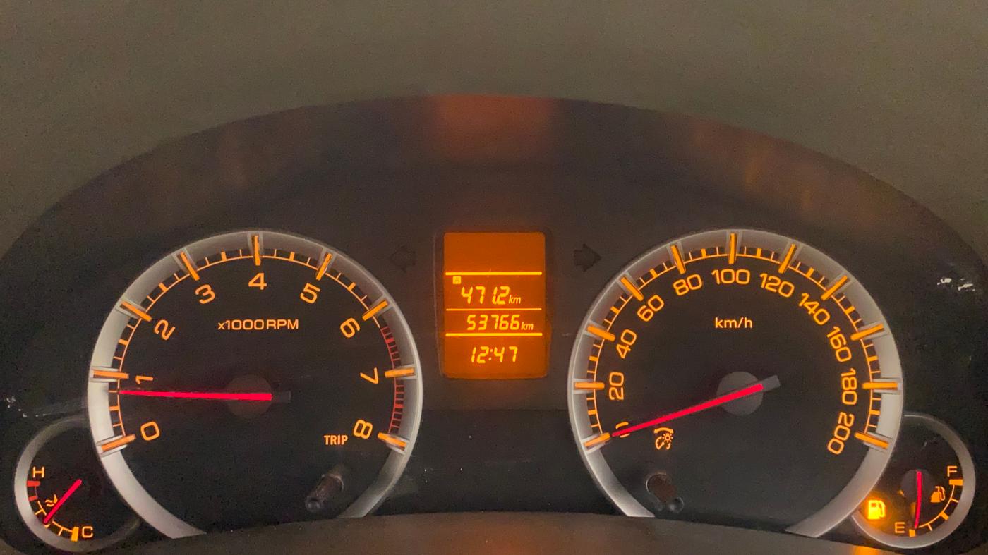 2014 Maruti Ertiga VXI, Petrol, Manual, 53,766 km, Odometer Image