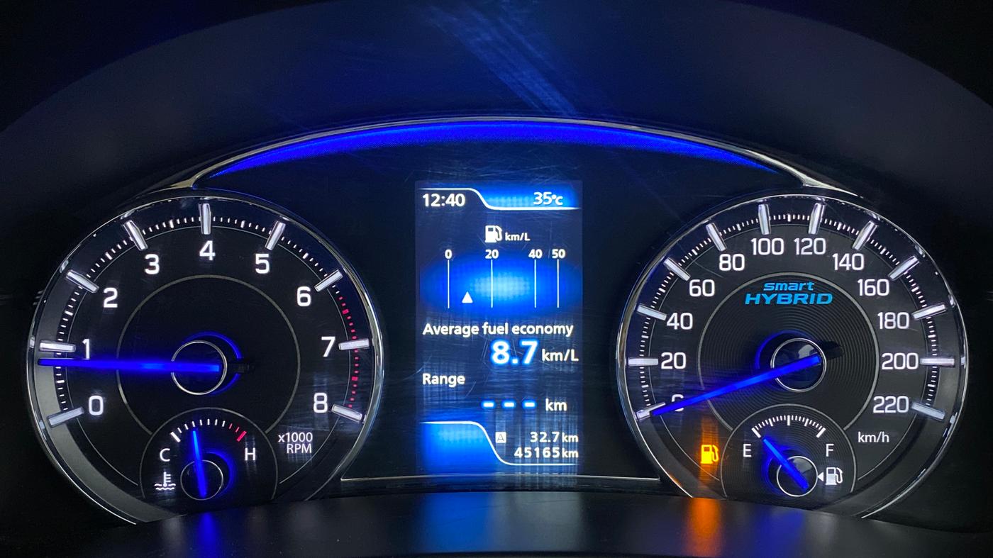 2018 Maruti Ciaz ALPHA 1.5 SHVS PETROL, Petrol, Manual, 45,165 km, Odometer Image