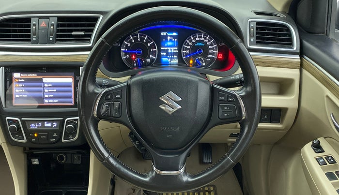 2018 Maruti Ciaz ALPHA 1.5 SHVS PETROL, Petrol, Manual, 45,165 km, Steering Wheel Close Up