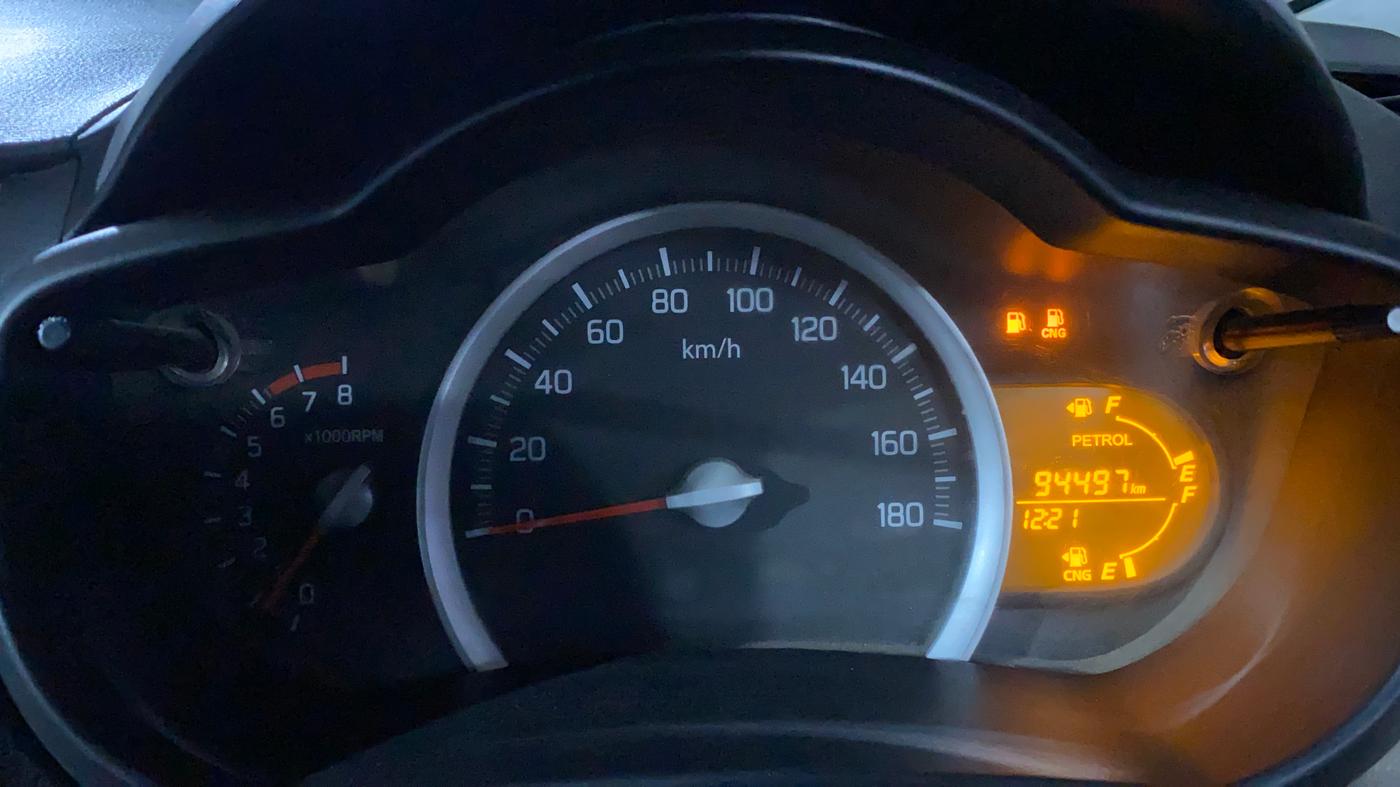 2020 Maruti Celerio VXI (O) CNG, CNG, Manual, 94,514 km, Odometer Image