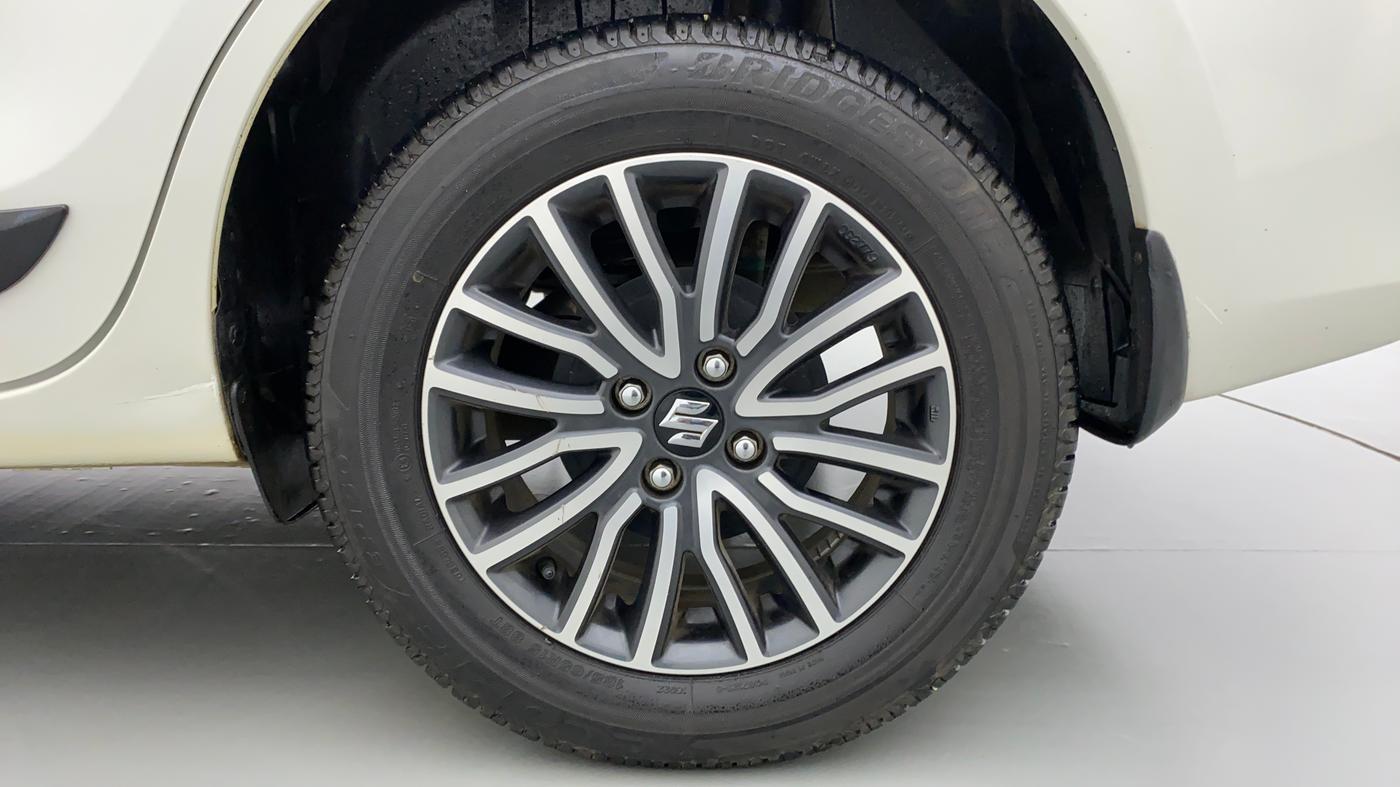 2020 Maruti Dzire ZXI Plus AMT, Petrol, Automatic, 7,406 km, Left Rear Wheel