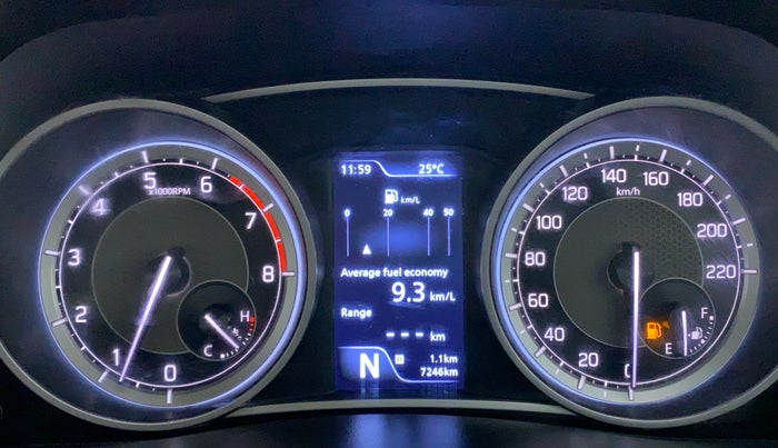 2020 Maruti Dzire ZXI Plus AMT, Petrol, Automatic, 7,406 km, Odometer Image