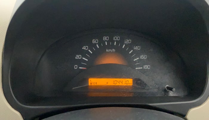 2017 Maruti Wagon R 1.0 LXI CNG, CNG, Manual, 1,04,395 km, Odometer Image