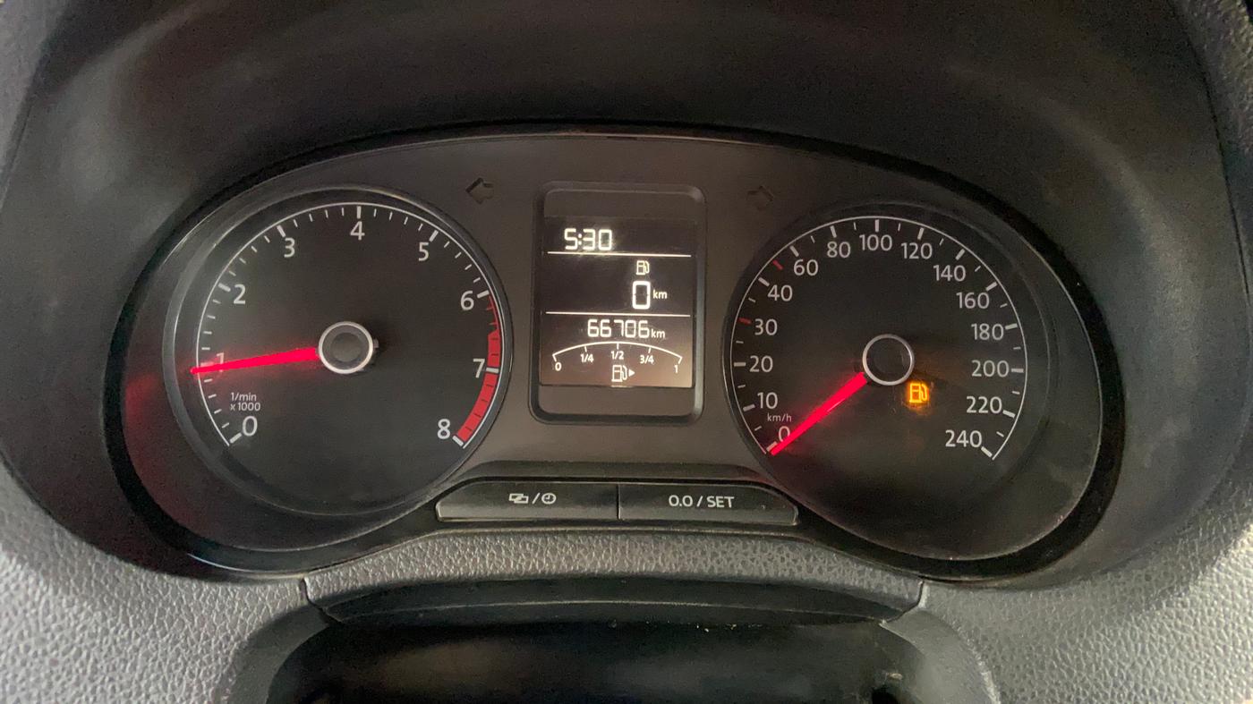 2017 Volkswagen Polo HIGHLINE1.2L, Petrol, Manual, 66,688 km, Odometer Image