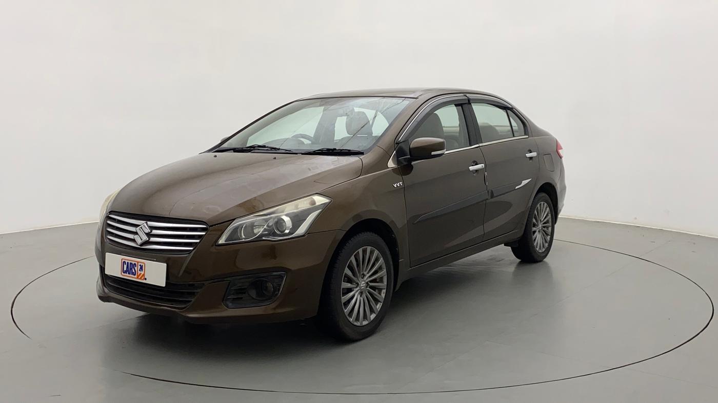 2016 Maruti Ciaz ZXI+, Petrol, Manual, 78,934 km, Left Front Diagonal