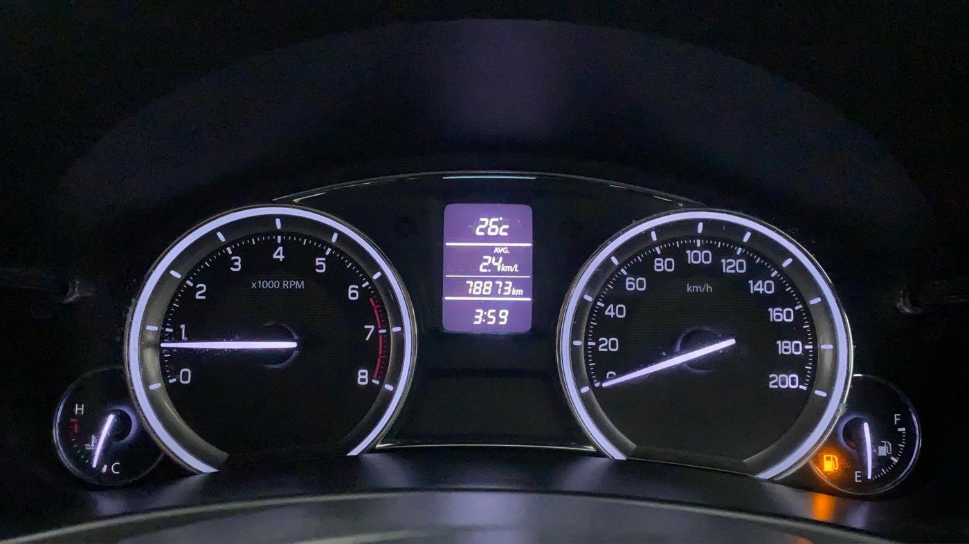 2016 Maruti Ciaz ZXI+, Petrol, Manual, 78,934 km, Odometer Image