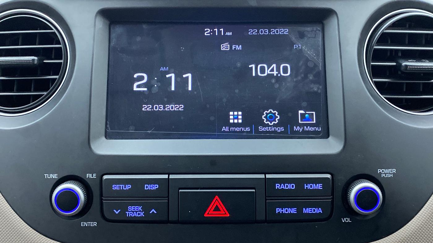 2019 Hyundai Grand i10 SPORTZ 1.2 KAPPA VTVT, Petrol, Manual, 23,291 km, Infotainment System