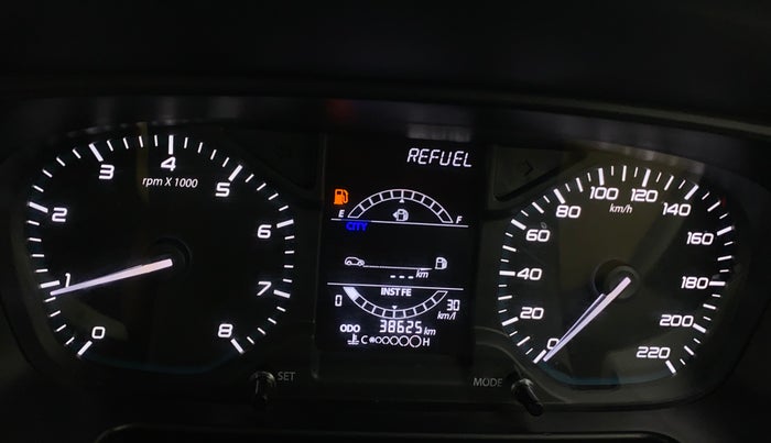 2021 Tata PUNCH ACCOMPLISHED MT, Petrol, Manual, 38,617 km, Odometer Image