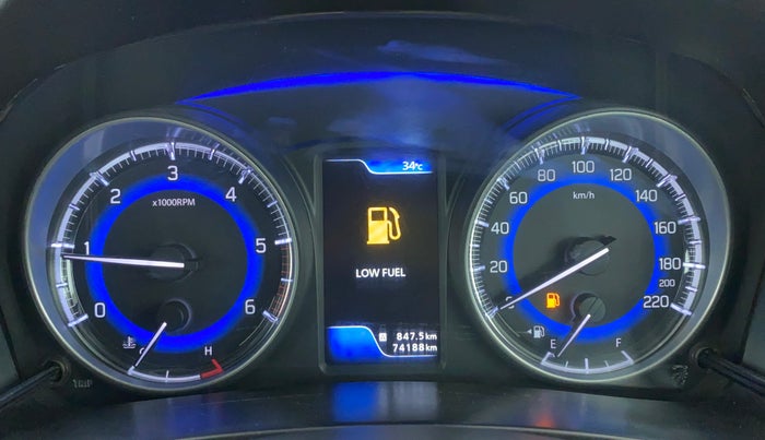 2017 Maruti Baleno ZETA DDIS 190, Diesel, Manual, 74,428 km, Odometer Image