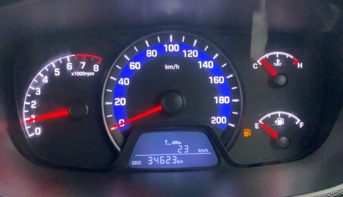 2014 Hyundai Xcent SX 1.2, Petrol, Manual, 34,576 km, Odometer Image