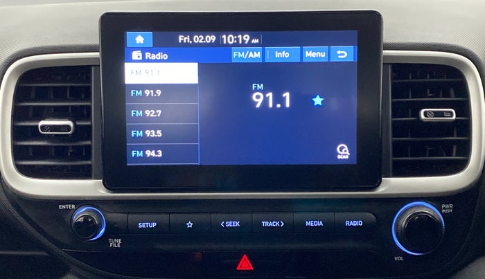 2020 Hyundai VENUE 1.0L Turbo GDI SX MT, Petrol, Manual, 67,527 km, Infotainment System