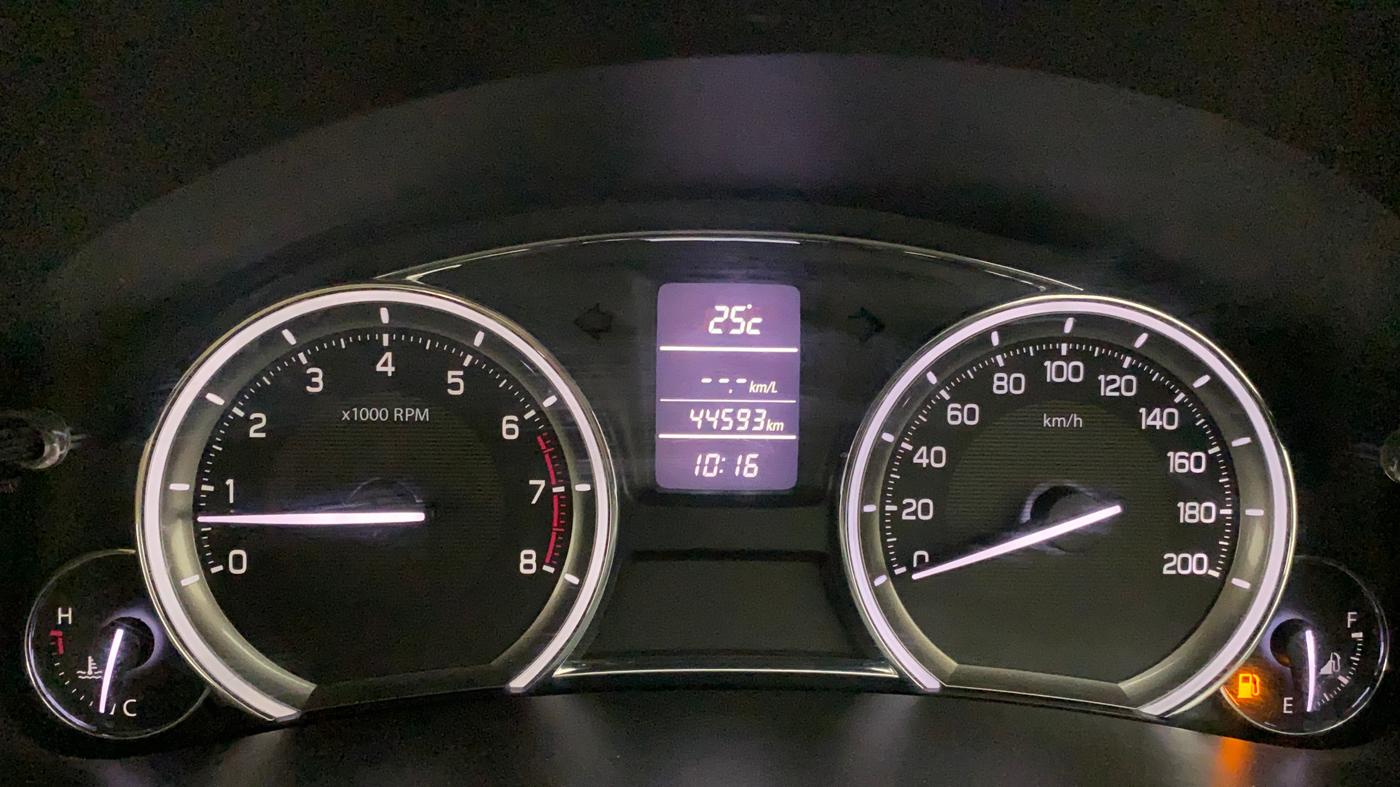 2016 Maruti Ciaz ZXI+, Petrol, Manual, 44,593 km, Odometer Image