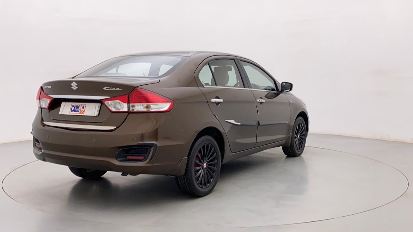2016 Maruti Ciaz ZXI+, Petrol, Manual, 44,593 km, Right Back Diagonal