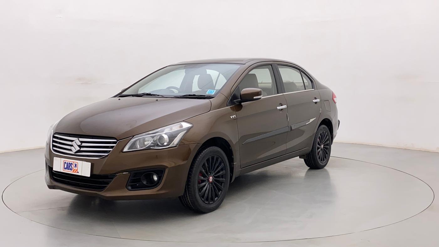 2016 Maruti Ciaz ZXI+, Petrol, Manual, 44,593 km, Left Front Diagonal